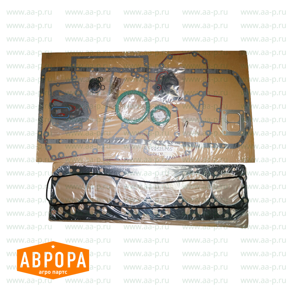 OVERHAUL GASKET SET W SEALSКомплект прокладок (аналог оригинальных комплектов John Deere RE501456 RE526965